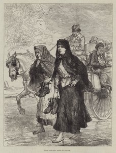 Ierse schetsen, naar de kerk gaan